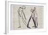 Picasso sketches 64, 1988 (drawing)-Ralph Steadman-Framed Giclee Print