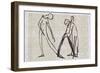 Picasso sketches 64, 1988 (drawing)-Ralph Steadman-Framed Giclee Print