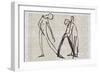 Picasso sketches 64, 1988 (drawing)-Ralph Steadman-Framed Giclee Print