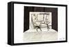 Picasso sketches 76, 1988 (drawing)-Ralph Steadman-Framed Stretched Canvas