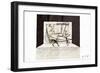 Picasso sketches 76, 1988 (drawing)-Ralph Steadman-Framed Giclee Print