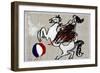 Picasso sketches 99, 1988 (drawing)-Ralph Steadman-Framed Giclee Print