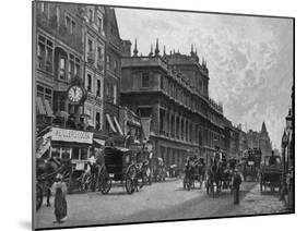 Piccadilly Circa 1895-null-Mounted Art Print