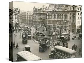 Piccadilly Circus 1928-null-Stretched Canvas