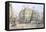 Piccadilly Circus and Shaftesbury Avenue-John Sutton-Framed Stretched Canvas
