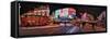 Piccadilly Circus at night, London, England-null-Framed Stretched Canvas