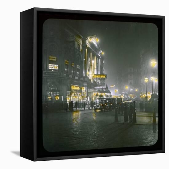 Piccadilly Circus by Night-null-Framed Stretched Canvas