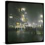 Piccadilly Circus by Night-null-Stretched Canvas