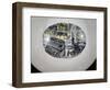 Piccadilly Circus, Decoration on Wedgwood Bowl Commemorating the Boat Race-Eric Ravilious-Framed Premium Giclee Print