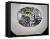 Piccadilly Circus, Decoration on Wedgwood Bowl Commemorating the Boat Race-Eric Ravilious-Framed Stretched Canvas