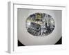 Piccadilly Circus, Decoration on Wedgwood Bowl Commemorating the Boat Race-Eric Ravilious-Framed Giclee Print