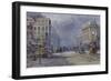 Piccadilly Circus in Victorian Times, 2008-John Sutton-Framed Giclee Print