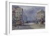 Piccadilly Circus in Victorian Times, 2008-John Sutton-Framed Giclee Print