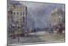 Piccadilly Circus in Victorian Times, 2008-John Sutton-Mounted Giclee Print