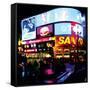 Piccadilly Circus Lights, London-Tosh-Framed Stretched Canvas