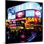 Piccadilly Circus Lights, London-Tosh-Mounted Art Print
