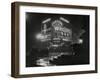 Piccadilly Circus London at Night, 1952-Associated Newspapers-Framed Photo