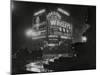 Piccadilly Circus London at Night, 1952-Associated Newspapers-Mounted Photo