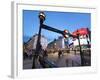 Piccadilly Circus, London, England, United Kingdom, Europe-Stuart Black-Framed Photographic Print