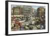 Piccadilly Circus, London, England-null-Framed Art Print