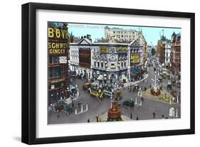 Piccadilly Circus, London, England-null-Framed Art Print