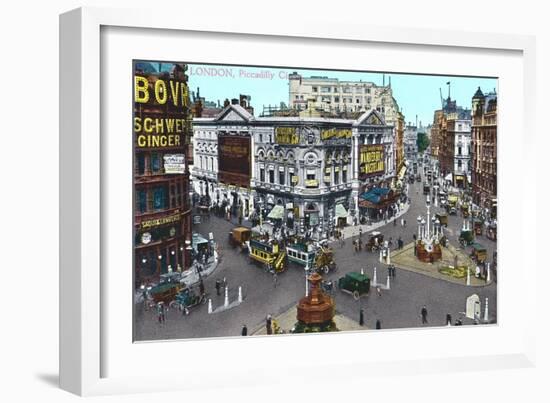 Piccadilly Circus, London, England-null-Framed Art Print