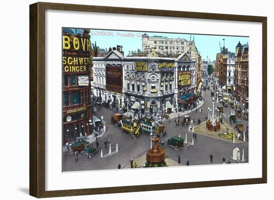 Piccadilly Circus, London, England-null-Framed Art Print