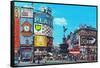 Piccadilly Circus, London, England-null-Framed Stretched Canvas