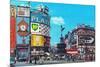 Piccadilly Circus, London, England-null-Mounted Art Print
