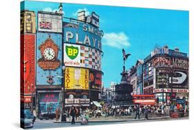 Piccadilly Circus, London, England-null-Stretched Canvas
