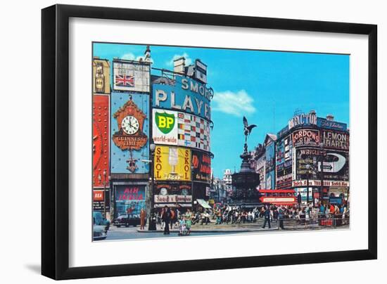 Piccadilly Circus, London, England-null-Framed Art Print