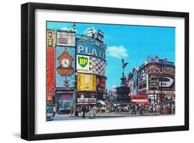 Piccadilly Circus, London, England-null-Framed Art Print