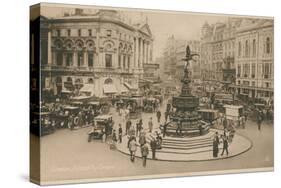 Piccadilly Circus, London-English Photographer-Stretched Canvas