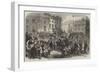 Piccadilly Circus on the Morning of the Derby Day-null-Framed Giclee Print
