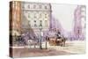 Piccadilly Circus Towards Regent Street, C.1893-John Sutton-Stretched Canvas