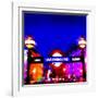 Piccadilly Circus Tube, London-Tosh-Framed Art Print