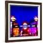 Piccadilly Circus Tube, London-Tosh-Framed Art Print