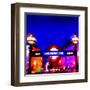 Piccadilly Circus Tube, London-Tosh-Framed Art Print