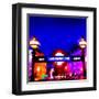 Piccadilly Circus Tube, London-Tosh-Framed Art Print