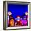 Piccadilly Circus Tube, London-Tosh-Framed Art Print