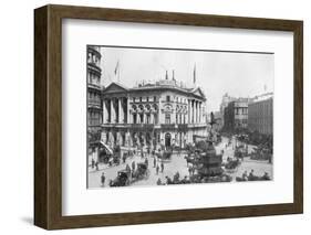 Piccadilly Circus, Westminster, London, c1910 (1911)-Photochrom Co Ltd of London-Framed Photographic Print