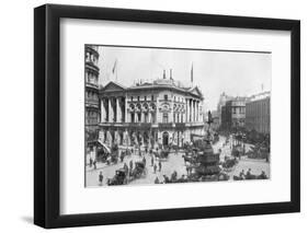 Piccadilly Circus, Westminster, London, c1910 (1911)-Photochrom Co Ltd of London-Framed Photographic Print