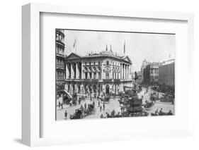 Piccadilly Circus, Westminster, London, c1910 (1911)-Photochrom Co Ltd of London-Framed Photographic Print