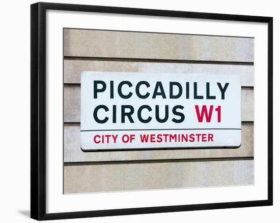 Piccadilly Circus-Joseph Eta-Framed Giclee Print