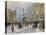 Piccadilly Circus-John Sutton-Stretched Canvas