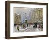 Piccadilly Circus-John Sutton-Framed Giclee Print