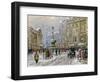 Piccadilly Circus-John Sutton-Framed Giclee Print