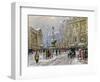 Piccadilly Circus-John Sutton-Framed Giclee Print