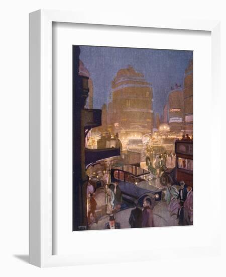 Piccadilly Circus-Graham Simmons-Framed Art Print