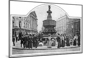 Piccadilly Circus-null-Mounted Art Print